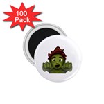 Emoji Zombie Man 1.75  Magnet (100 pack) 