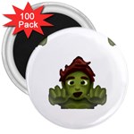 Emoji Zombie Man 3  Magnet (100 pack)