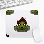 Emoji Zombie Man Large Mousepad