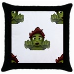 Emoji Zombie Man Throw Pillow Case (Black)