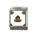 Emoji Zombie Man Italian Charm (13mm)