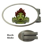 Emoji Zombie Man Money Clip (Oval)