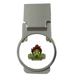 Emoji Zombie Man Money Clip (Round)