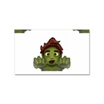 Emoji Zombie Man Sticker (Rectangular)