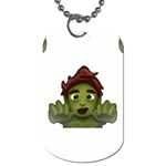 Emoji Zombie Man Dog Tag (One Side)