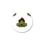 Emoji Zombie Man Golf Ball Marker