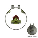 Emoji Zombie Man Golf Ball Marker Hat Clip