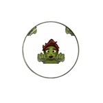 Emoji Zombie Man Hat Clip Ball Marker