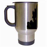 Emoji Zombie Man Travel Mug (Silver Gray)