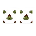 Emoji Zombie Man Cufflinks (Square)