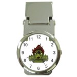 Emoji Zombie Man Money Clip Watch