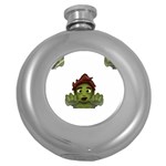 Emoji Zombie Man Hip Flask (5 oz)