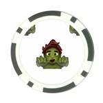 Emoji Zombie Man Poker Chip Card Guard