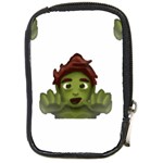 Emoji Zombie Man Compact Camera Leather Case