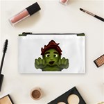 Emoji Zombie Man Cosmetic Bag (Small)