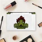 Emoji Zombie Man Cosmetic Bag (Medium)