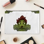 Emoji Zombie Man Cosmetic Bag (Large)