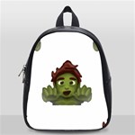 Emoji Zombie Man School Bag (Small)