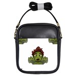 Emoji Zombie Man Girls Sling Bag