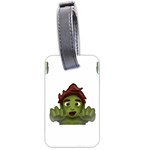 Emoji Zombie Man Luggage Tag (two sides)