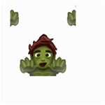 Emoji Zombie Man Small Garden Flag (Two Sides)