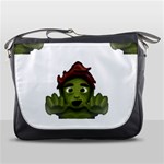 Emoji Zombie Man Messenger Bag