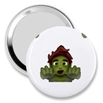 Emoji Zombie Man 3  Handbag Mirror