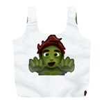 Emoji Zombie Man Full Print Recycle Bag (L)