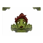 Emoji Zombie Man Double Sided Flano Blanket (Mini)