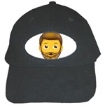 Emoji Bearded Man Black Cap