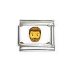 Emoji Bearded Man Italian Charm (9mm)