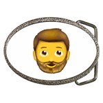 Emoji Bearded Man Belt Buckle