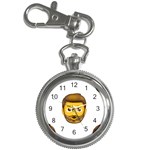 Emoji Bearded Man Key Chain Watch