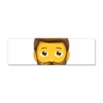 Emoji Bearded Man Sticker (Bumper)