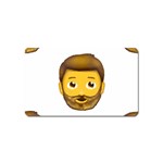 Emoji Bearded Man Magnet (Name Card)