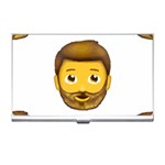 Emoji Bearded Man Business Card Holder