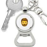 Emoji Bearded Man Bottle Opener Key Chain