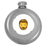 Emoji Bearded Man Hip Flask (5 oz)