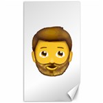 Emoji Bearded Man Canvas 40  x 72 