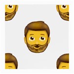 Emoji Bearded Man Medium Glasses Cloth