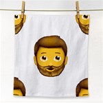 Emoji Bearded Man Face Towel