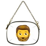 Emoji Bearded Man Chain Purse (One Side)