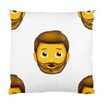 Emoji Bearded Man Standard Cushion Case (Two Sides)