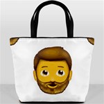 Emoji Bearded Man Bucket Bag