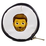 Emoji Bearded Man Mini Makeup Bag