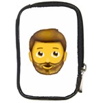 Emoji Bearded Man Compact Camera Leather Case