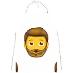 Emoji Bearded Man Full Print Apron