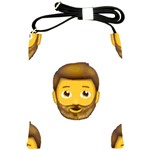 Emoji Bearded Man Shoulder Sling Bag