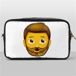 Emoji Bearded Man Toiletries Bag (One Side)