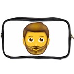 Emoji Bearded Man Toiletries Bag (Two Sides)